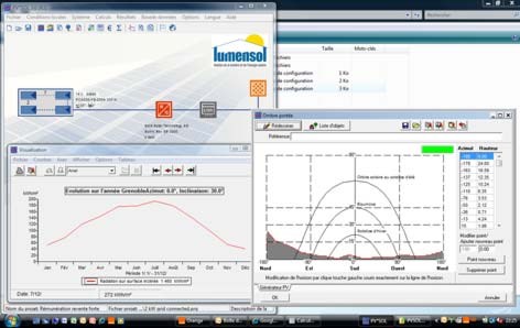 LUMENSOL utilise le logiciel PVSol-simulation